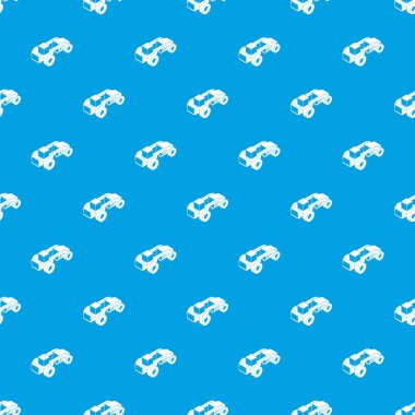 Ağır yük kamyonu desen vektör kesintisiz mavi