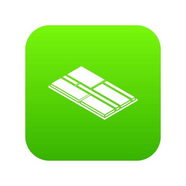 Zemin fayans yeşil simge vektör