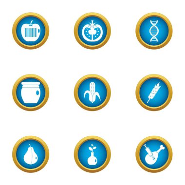 Simgeler kümesi koruyarak, düz stil