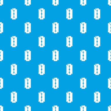 Jilet desen vektör kesintisiz mavi