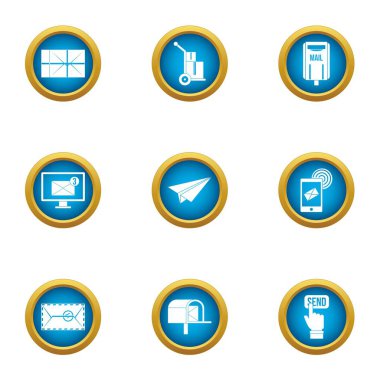 GPO Icons set, düz stil