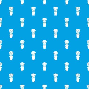 Tıraş fırçası desen vektör kesintisiz mavi