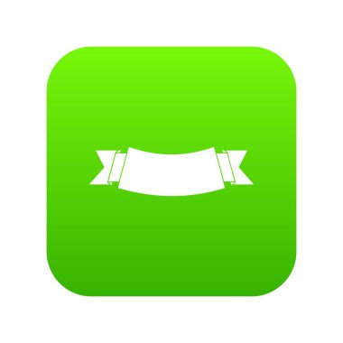 Siyah bayrak simgesi dijital yeşil