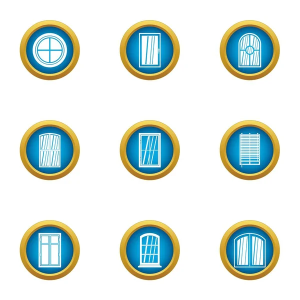 Görüntüleme çerçevesi simgeleri ayarla, stil düz