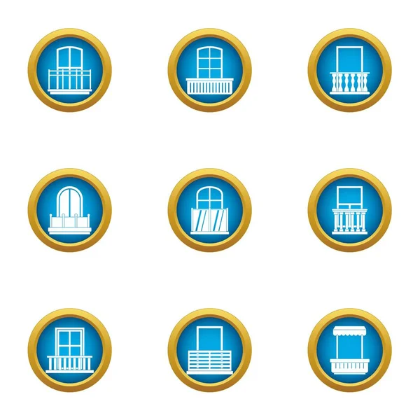 Kaçamak Icons set, düz stil