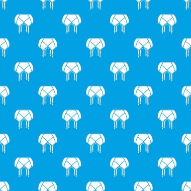 İç çamaşırı desen vektör kesintisiz mavi