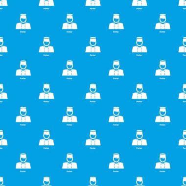 Porter desen vektör kesintisiz mavi