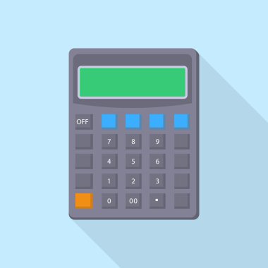 Hesap makinesi simgesi, düz biçim