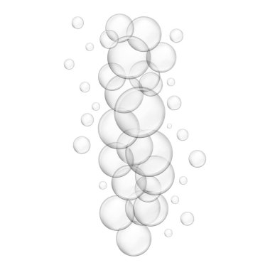 Kabarcık köpük simgesi, gerçekçi