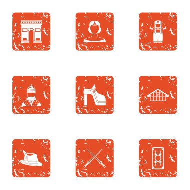 Monarşi simgeler kümesi, grunge tarzı