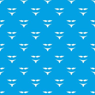 Retro bikini desen vektör kesintisiz mavi