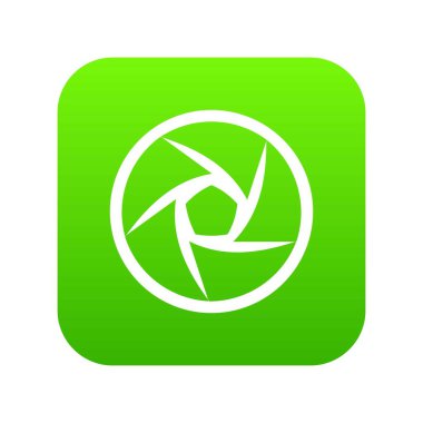 Dijital video amaç simge yeşil