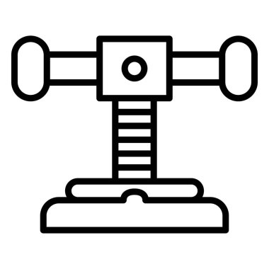 Metal iş parçacığı simgesi, anahat stili