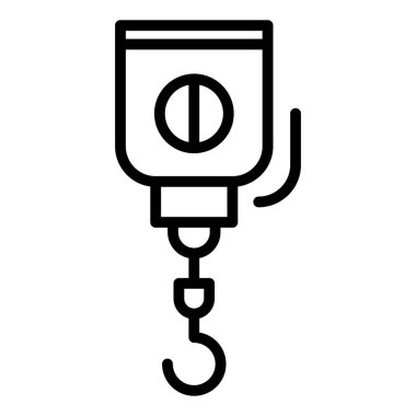 Turna kancası simgesi, dış hat biçimi