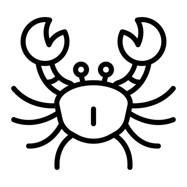 Havet cancer ikon, dispositionsformat — Stock vektor
