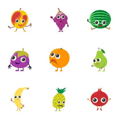 Icons set, karikatür tarzı bulunması