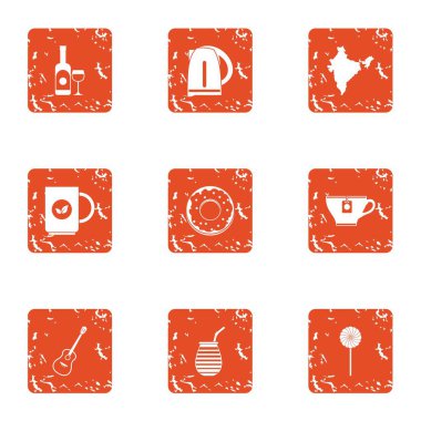 Şarap yer simgeler kümesi, grunge tarzı