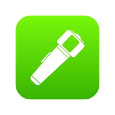 El feneri simgesi dijital yeşil