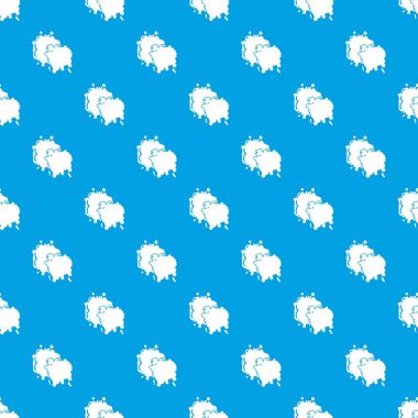 Paintball sıçrama blob desen vektör kesintisiz mavi