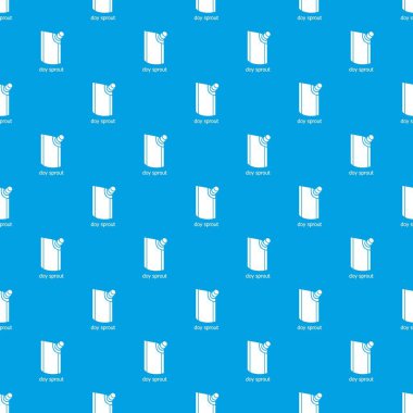 Doy paketi desen vektör kesintisiz mavi