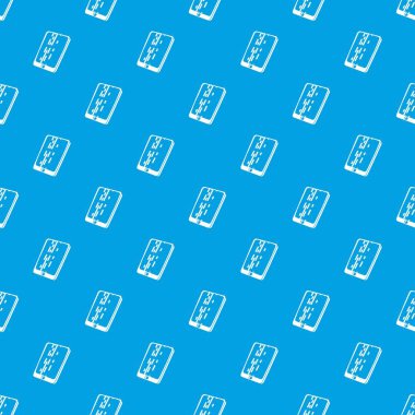 Ölü pixel smartphone desen vektör kesintisiz mavi