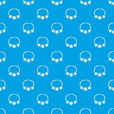 Kolye yıldız desen vektör kesintisiz mavi