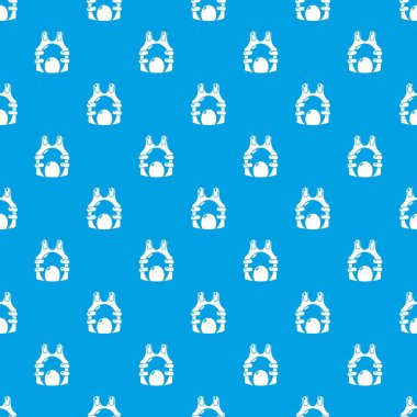 Paintball yelek mühimmat desen vektör kesintisiz mavi