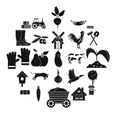 Kiler Icons set, basit tarzı