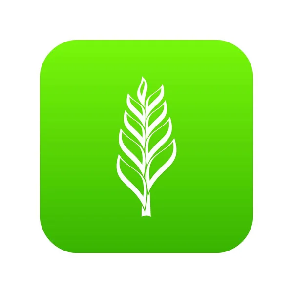 Ένα ψηφιακό πράσινο εικονίδιο spica — Διανυσματικό Αρχείο