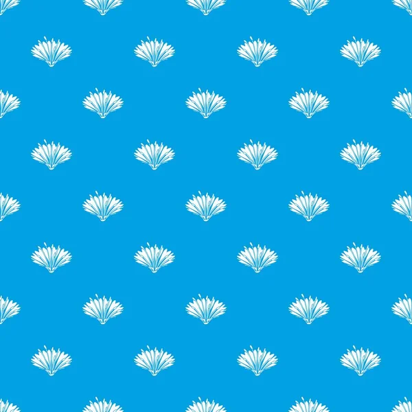 Lindo vector patrón de flores sin costura azul — Archivo Imágenes Vectoriales
