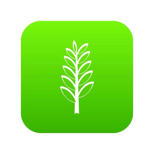 Ícone Spica verde digital — Vetor de Stock