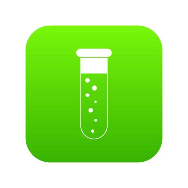 Kan testi simgesi dijital yeşil