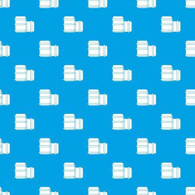 Paintball barell ekipman desen vektör kesintisiz mavi