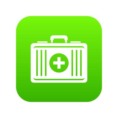 İlk yardım simgesini dijital yeşil