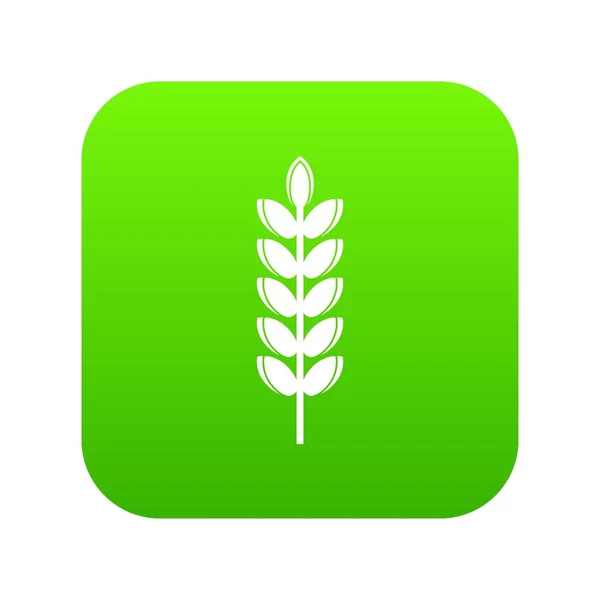 Grand grain icône pointe numérique vert — Image vectorielle