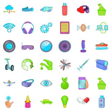 Segway Icons set, karikatür tarzı
