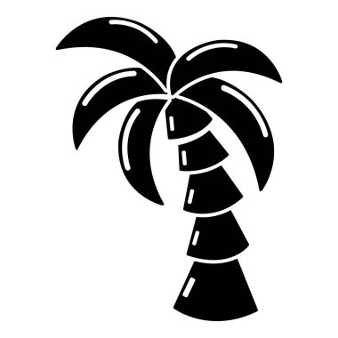 Palm simgesi, basit siyah stil