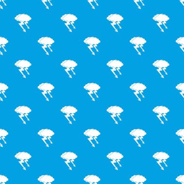 Yıldırım bulut deseni kesintisiz mavi