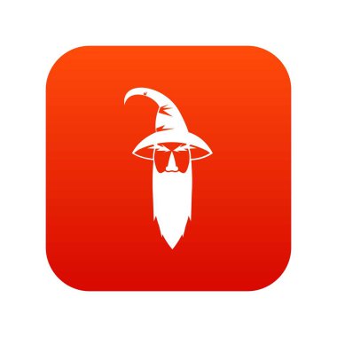 Sihirbazı simgesini dijital kırmızı