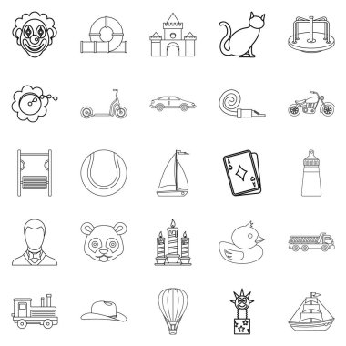 Tenderling Icons set, anahat stili