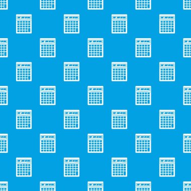 Elektronik hesap makinesi desen kesintisiz mavi
