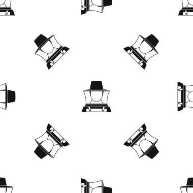 Arıcı desen sorunsuz siyah