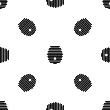 Arı kovanı desen sorunsuz siyah