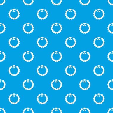 Büyüleyici gemstone bilezik desen vektör kesintisiz mavi