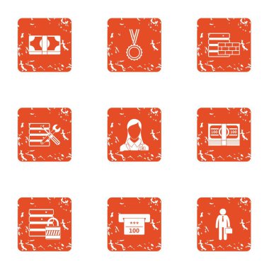 Veri güvenli simgeler kümesi, grunge tarzı