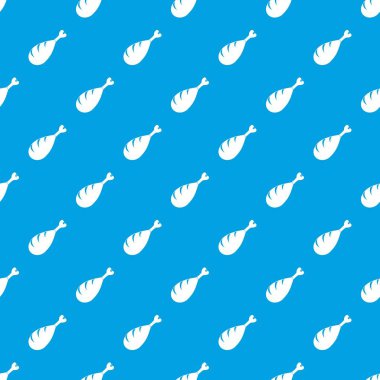 Et kemik desen kesintisiz mavi