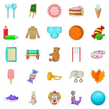 Puset Icons set, karikatür tarzı