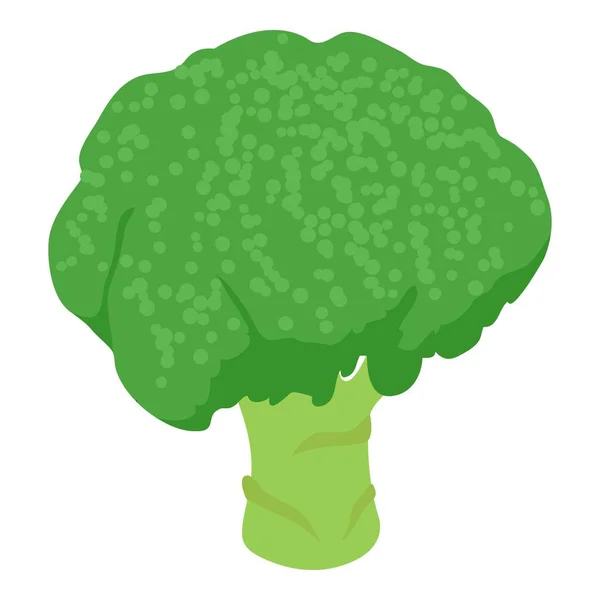 Ikon Brokoli, gaya isometrik 3d - Stok Vektor