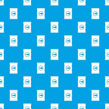 Cips plastik torba desen kesintisiz mavi