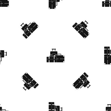 Bagaj desen sorunsuz siyah